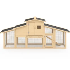 Poulailler XXL en bois avec pondoir