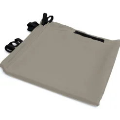 Rideaux de 3 et 4 M avec fermeture éclair pour pergola taupe : lot de 2