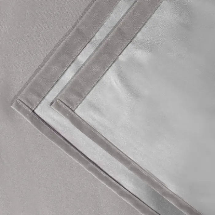Rideaux occultants thermiques gris clair
