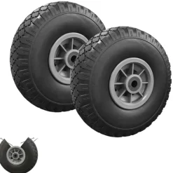 Roues increvables 250 mm pour brouette, diable, chariot