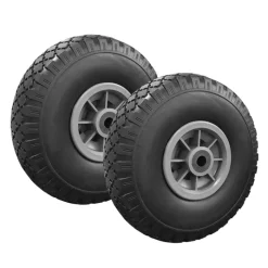Roues increvables 250 mm pour brouette, diable, chariot