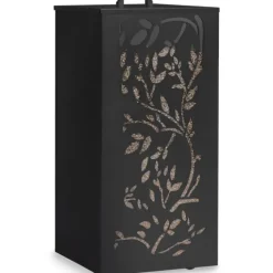 Réservoir à granulés pour rangement de pellets en intérieur, pour 45 kg, avec motif floral et transparent