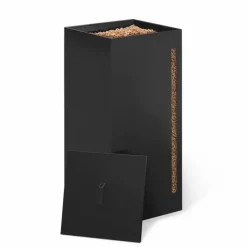 Réservoir à granulés rangement à pellets intérieur 55 kg avec jauge transparente