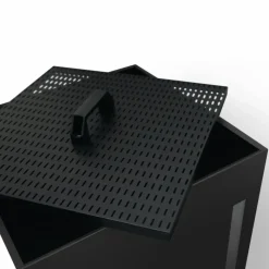 Réservoir à granulés rangement à pellets intérieur 55 kg avec jauge transparente