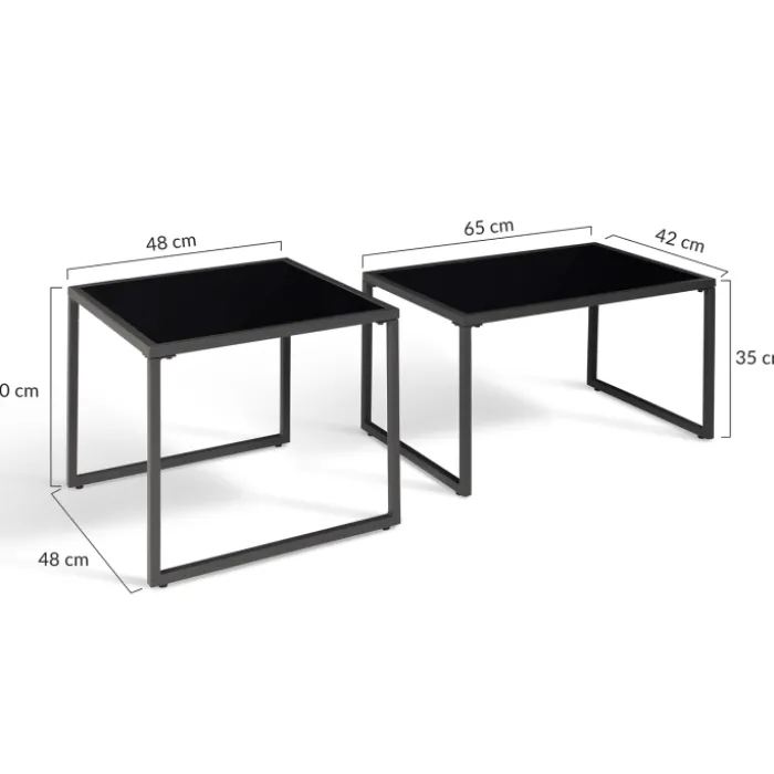 Salon de jardin d'angle bas 8 personnes gris