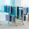 Séchoir design imitation bois pliable