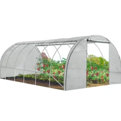 Serre de jardin blanche 18 m² 3x6 m