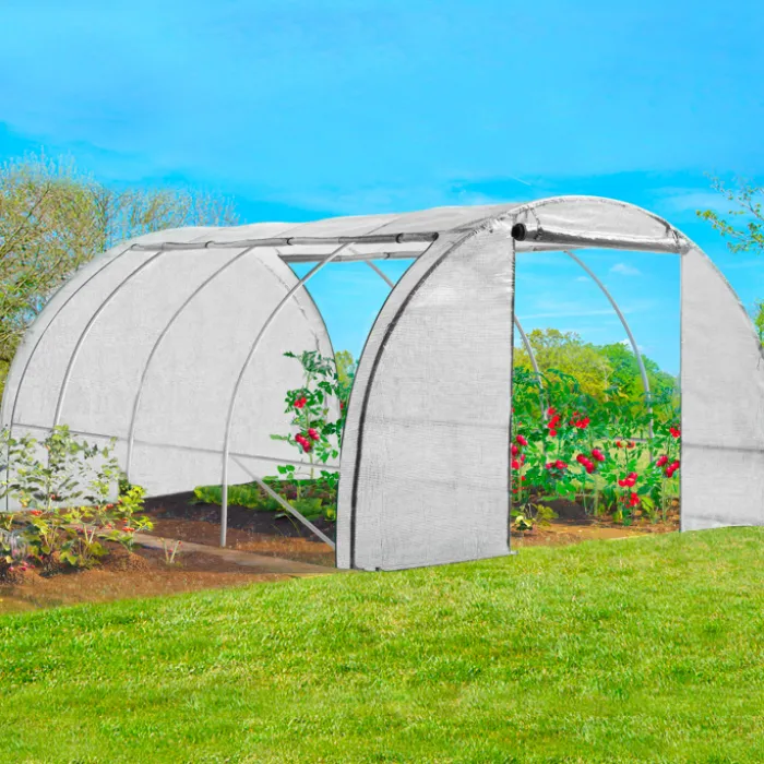 Serre de jardin blanche 12 m² 4x3 m