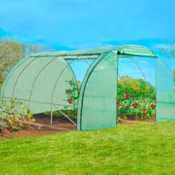 Serre de jardin verte 12 m² 4x3 m