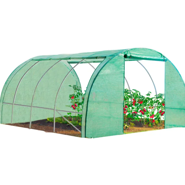 Serre de jardin verte 12 m² 4x3 m