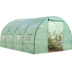 Serre de jardin verte 12m² 3x4m