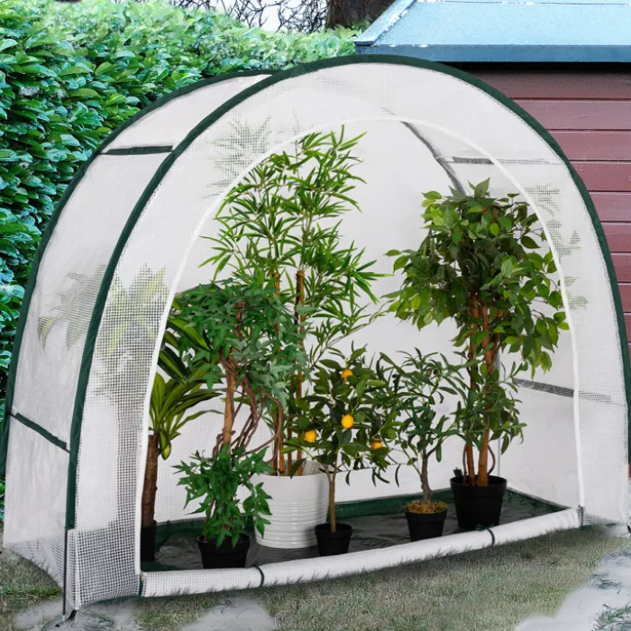 Serre d'hivernage balcon et terrasse en demi lune