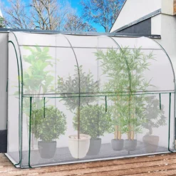Serre murale pour hivernage des plantes