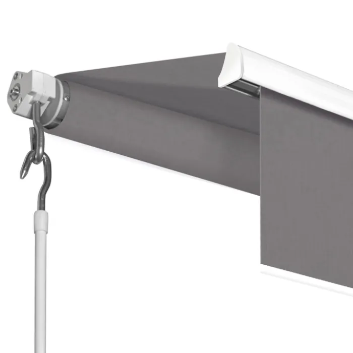 Store banne 3,80x3 m gris anthracite