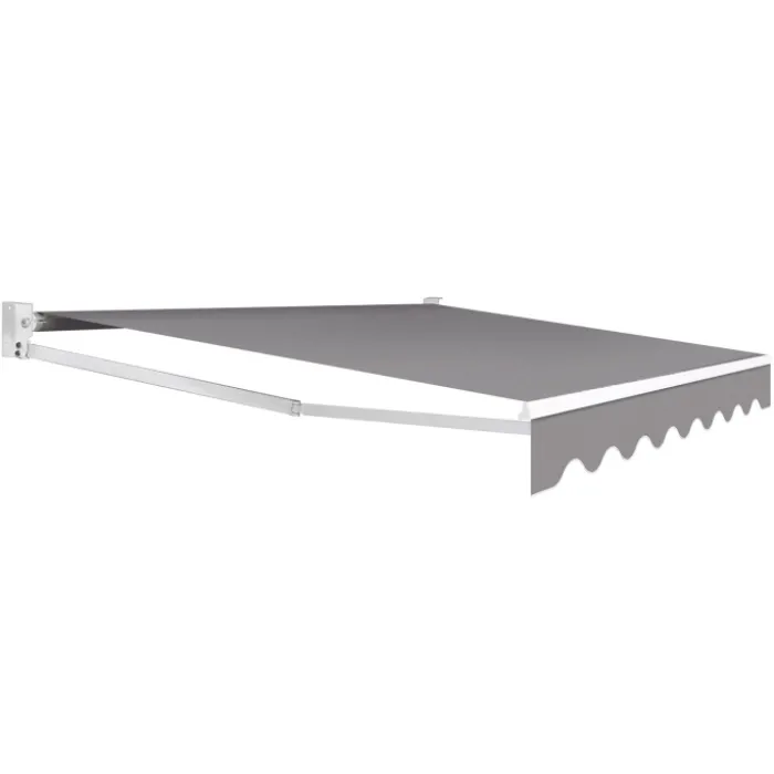 Store banne 3,80x3 m gris anthracite