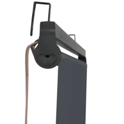 Store enrouleur vertical gris pour pergola