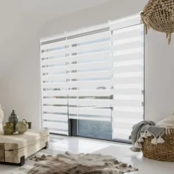 Store jour nuit blanc 60 x 230 cm