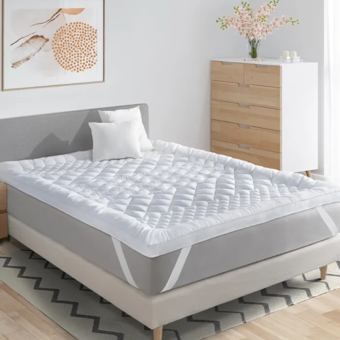 Surmatelas 140x190 cm 7 zones de confort moelleux