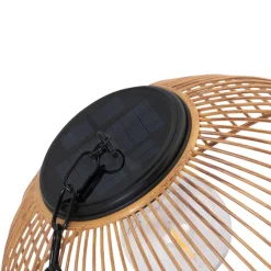 Suspension solaire extérieur métal et effet rotin