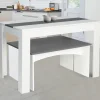 Table à manger avec banc 4 personnes