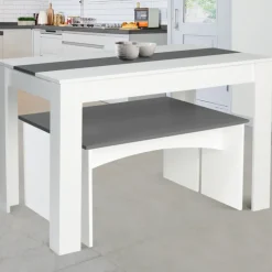 Table à manger avec banc 4 personnes