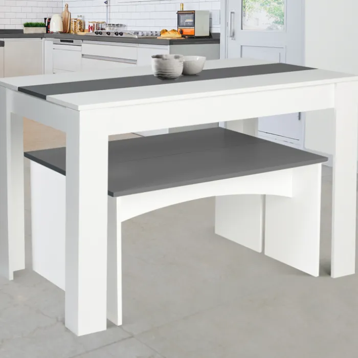 Table à manger avec banc 4 personnes