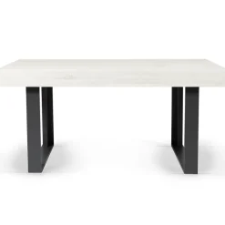 Table à manger bois gris 160 cm