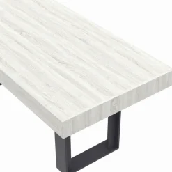 Table à manger bois gris 200 cm