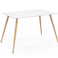 Table à manger scandinave blanche SARA