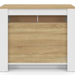 Table buffet extensible ORLANDO 14 personnes 285 cm bois blanc façon hêtre