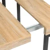 Table console extensible TORONTO 14 personnes 300 cm design industriel