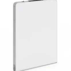 Table de camping pliante à hauteur réglable avec 6 tabourets blanc