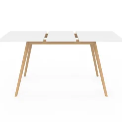 Table extensible scandinave blanche