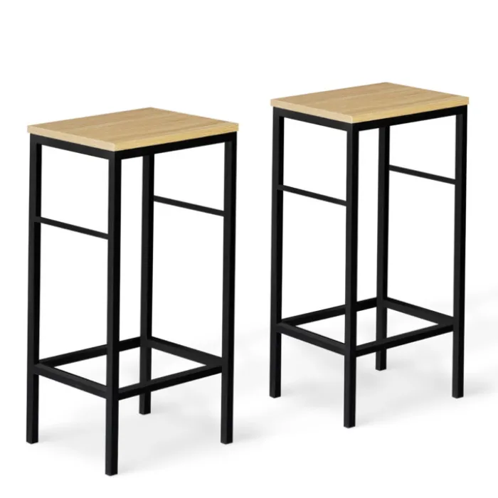 Table haute avec tabourets pour 2 style industriel