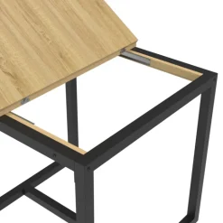 Table industrielle extensible 6-8 personnes 160 cm