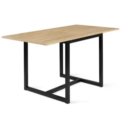 Table industrielle extensible 6-8 personnes 160 cm