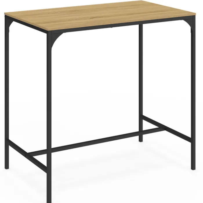 Table mange-debout style industriel avec 2 tabourets