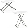 Table pliante portable 77 cm hauteur réglable pour camping ou réception
