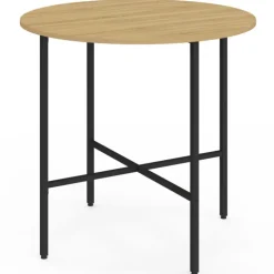 Table ronde industrielle 4 personnes 80 cm