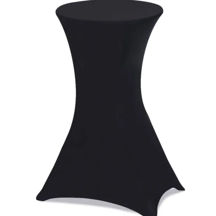 Tables hautes pliantes d’extérieur + housses noires