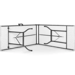 Tables pliantes d'extérieur 180 cm blanche