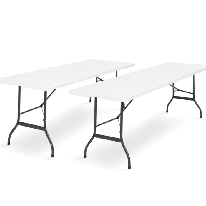 Tables pliantes d'extérieur 180 cm blanche