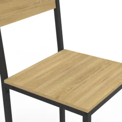 Tabourets de bar avec dossier design industriel