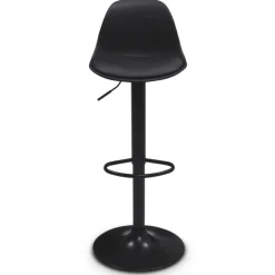 Tabourets de bar design noirs