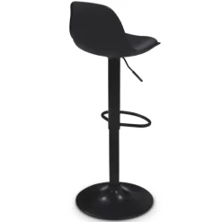 Tabourets de bar design noirs