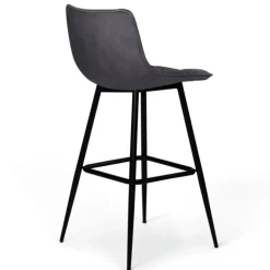 Tabourets de bar en velours multicolore