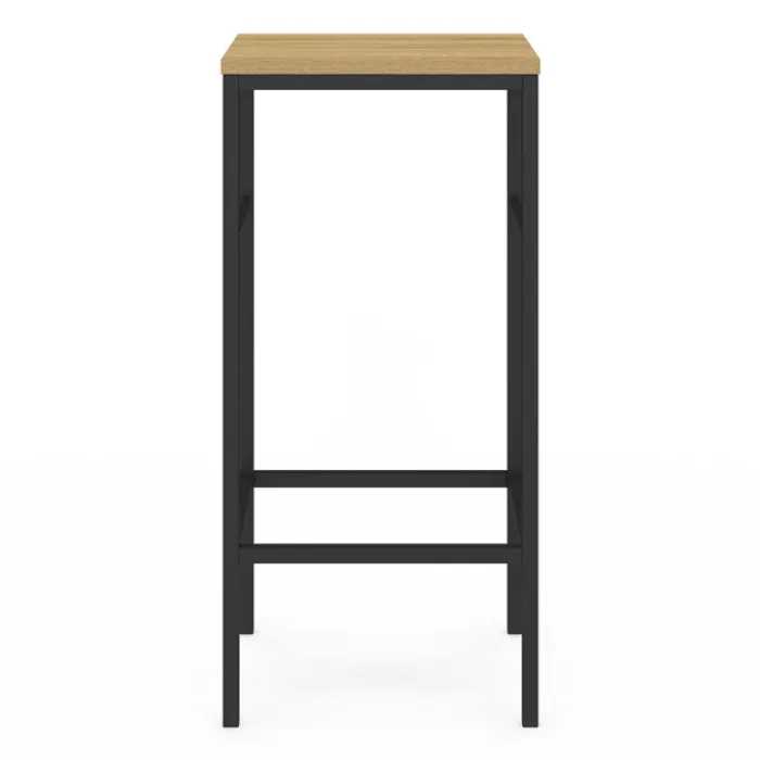 Tabourets de bar industriel métal et bois
