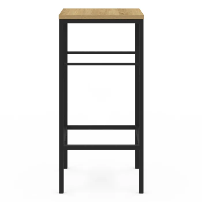 Tabourets de bar industriel métal et bois