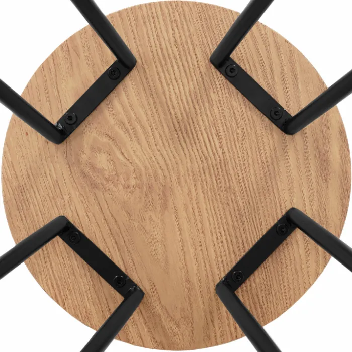 Tabourets de bar industriel bois et métal