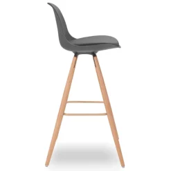 Tabourets de bar scandinaves 4 couleurs